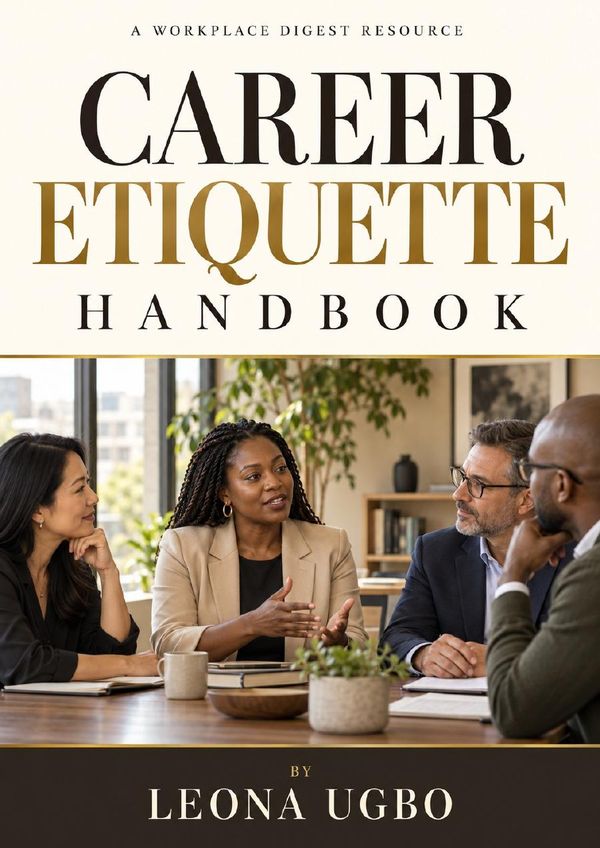Cover of Career Etiquette Handbook, a Workplace Digest resource