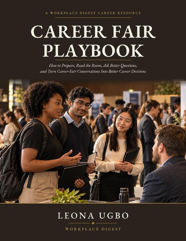 Cover of Career Fair Playbook, a Workplace Digest resource