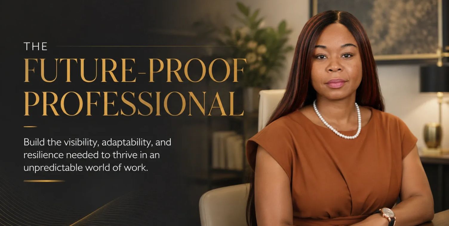 The Future-Proof Professional banner with Leona Ugbo