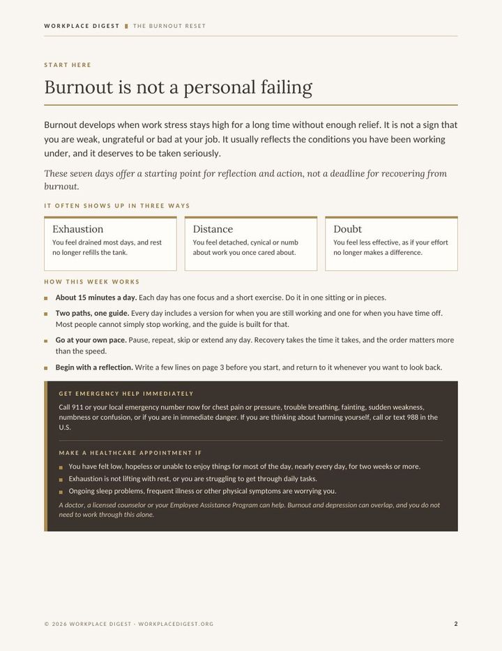 Inside page preview of The Burnout Reset