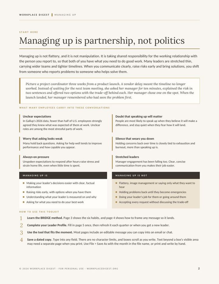 Inside page preview of Managing Up